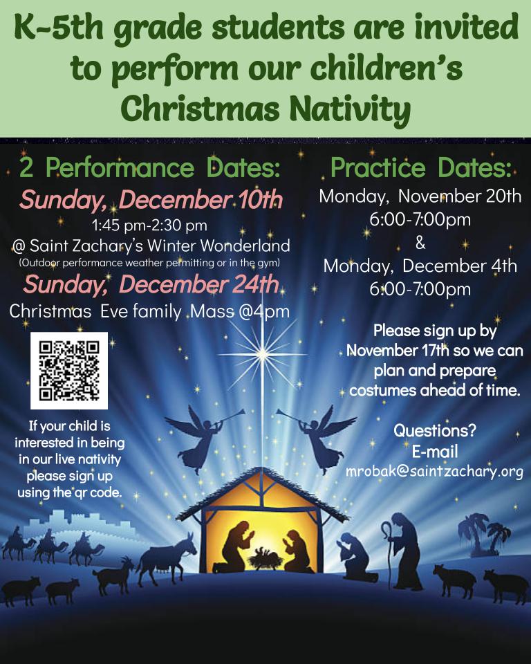 Nativity Flyer